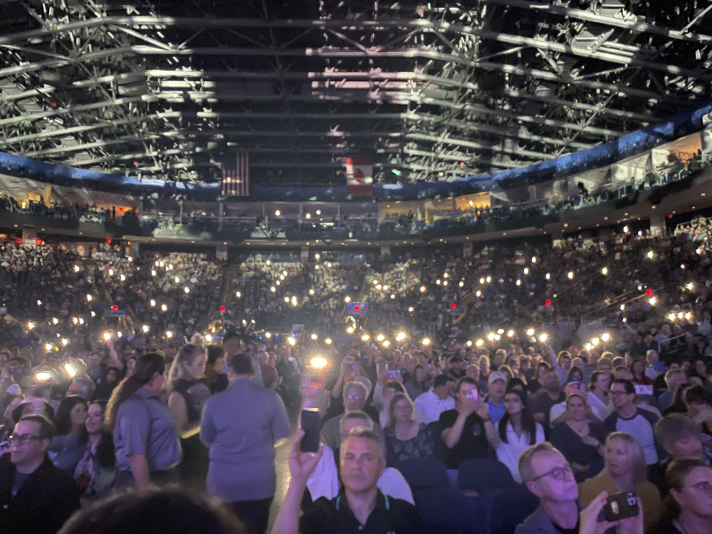 Toto at Total Mortgage Arena in Bridgeport, Connecticut on April 29, 2024 photo by Kris Forland