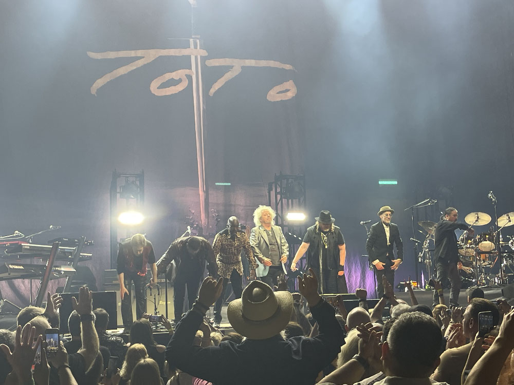Toto at Total Mortgage Arena in Bridgeport, Connecticut on April 29, 2024 photo by Kris Forland