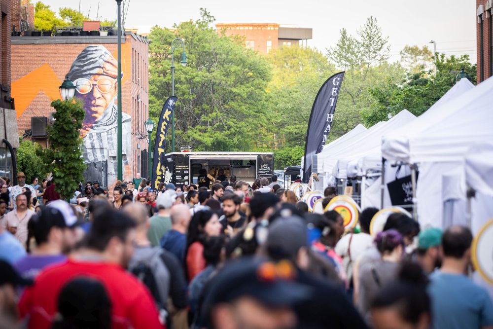 New Haven Night Market in New Haven Connecticut in May 2024