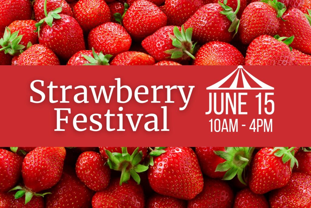 Strawberry festival at lyman orchards in Middlefield Connecticut in June 2024