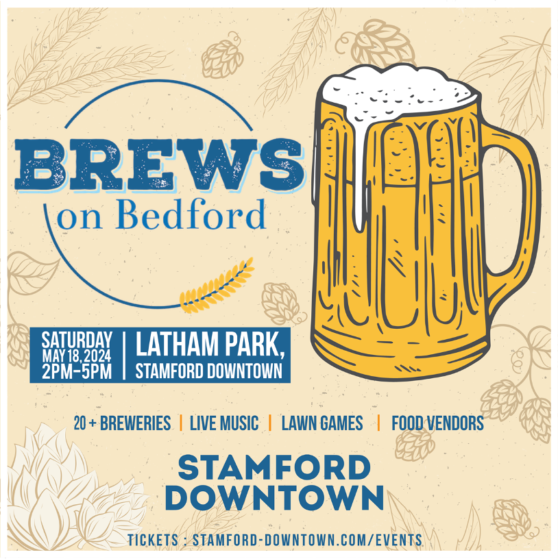 Brews on Bedford retursn to downtown stamford in stamford connecticut in May 2024