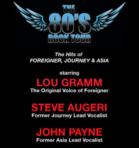 The 80's rock tour to perform at Mohegan Sun in Uncasville, connecticut in July 2024