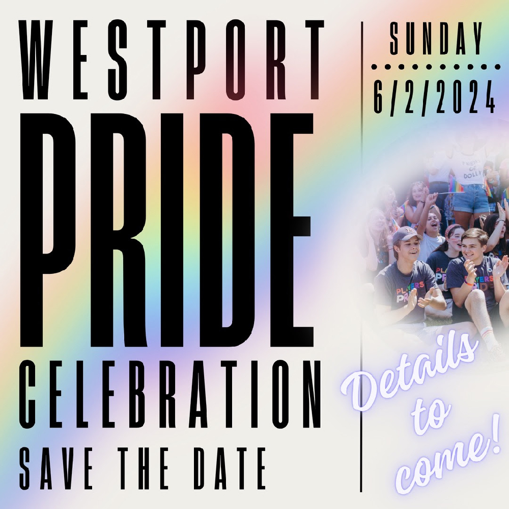 Westport pride celebration in westport connecticut in june 2024