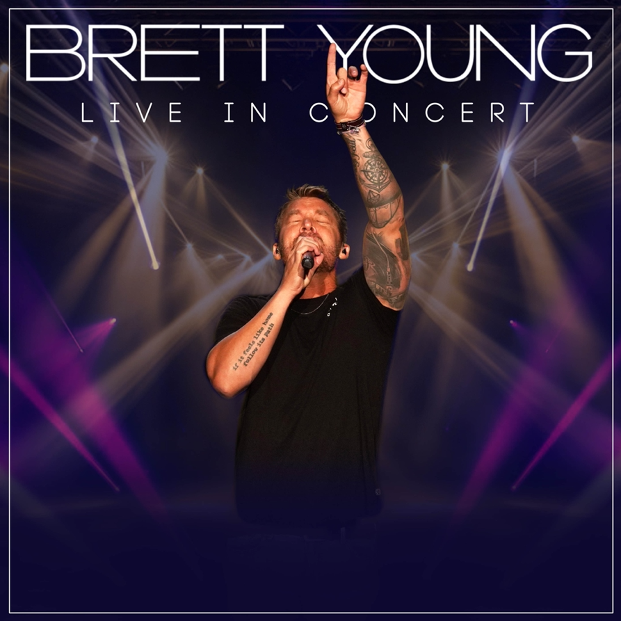 Brett young to perform at Hartford healthcare amphitheater in bridgeport connecticut in october 2024