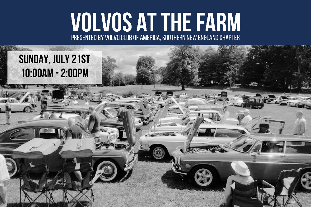 Volvo car show at Lyman orchards in middlefield connecticut in July 2024