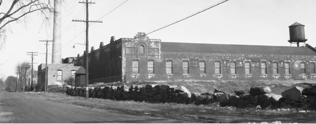 Archival image of Rossie Mill. Image credit to Mystic Seaport Museum. 