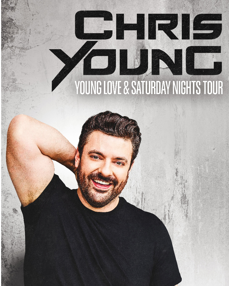Chris Young to perform at Mohegan Sun in Uncasville, Connecticut in August 2024