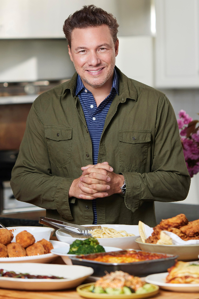 Rocco DiSpirito at hey stamford food festival in stamford, connecticut in august 2024