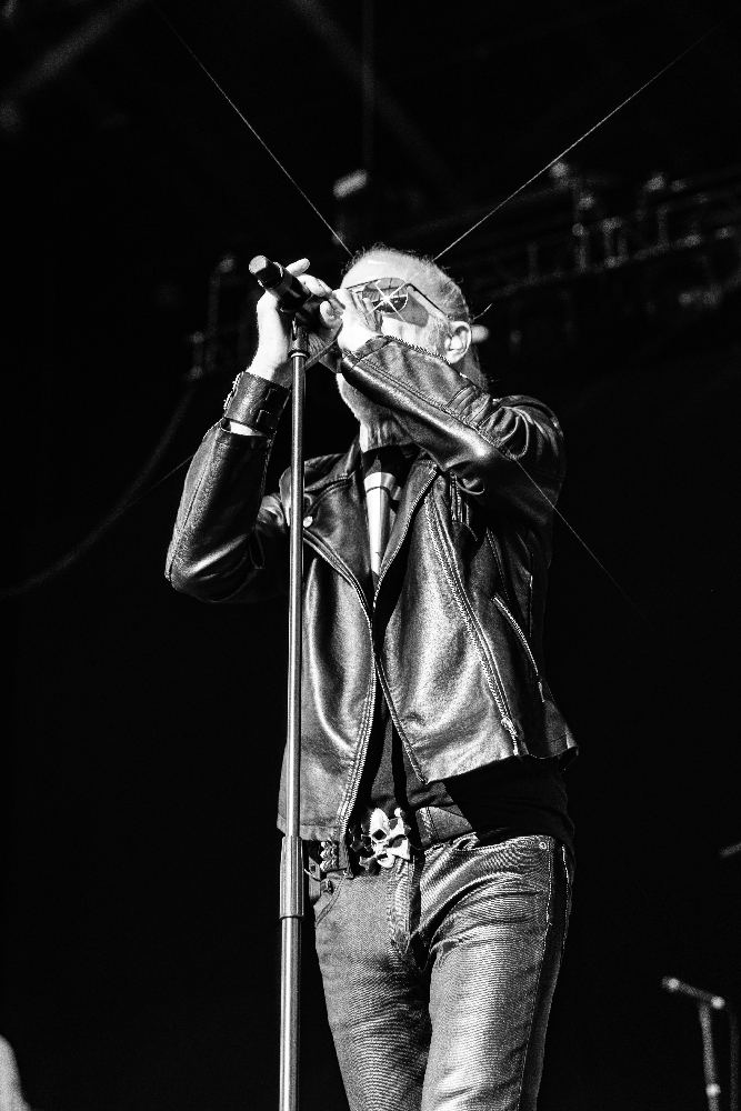 Men Without Hats performs at the Totally Tubular Festival at Hartford Healthcare Amphitheater in Bridgeport, Connecticut photos by Jessie Fuentes