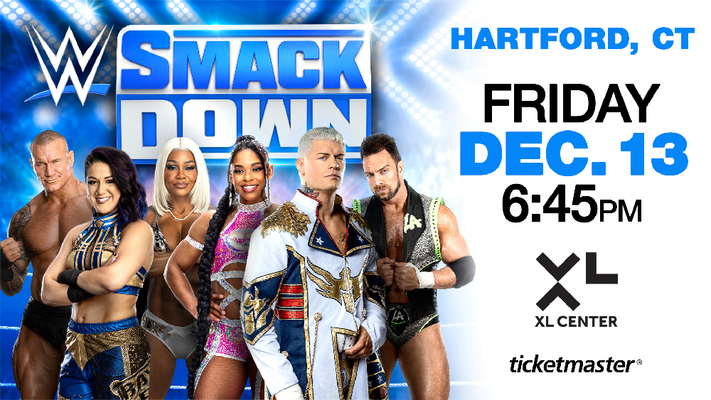 WWE Smackdown returns to the XL Center in Hartford, Connecticut in December 2024