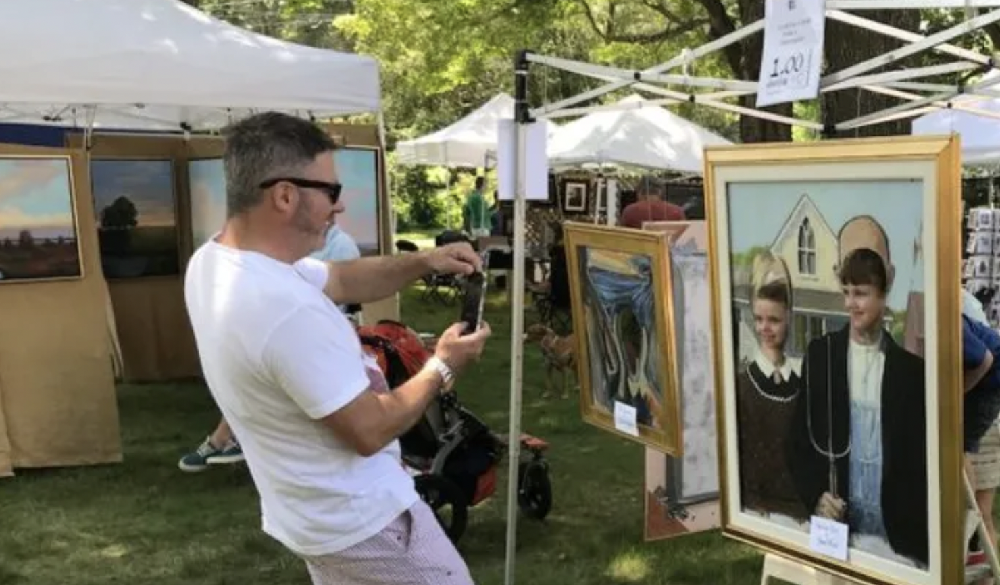 Midsummer Festival in Old Lyme, Connecticut in July 2024