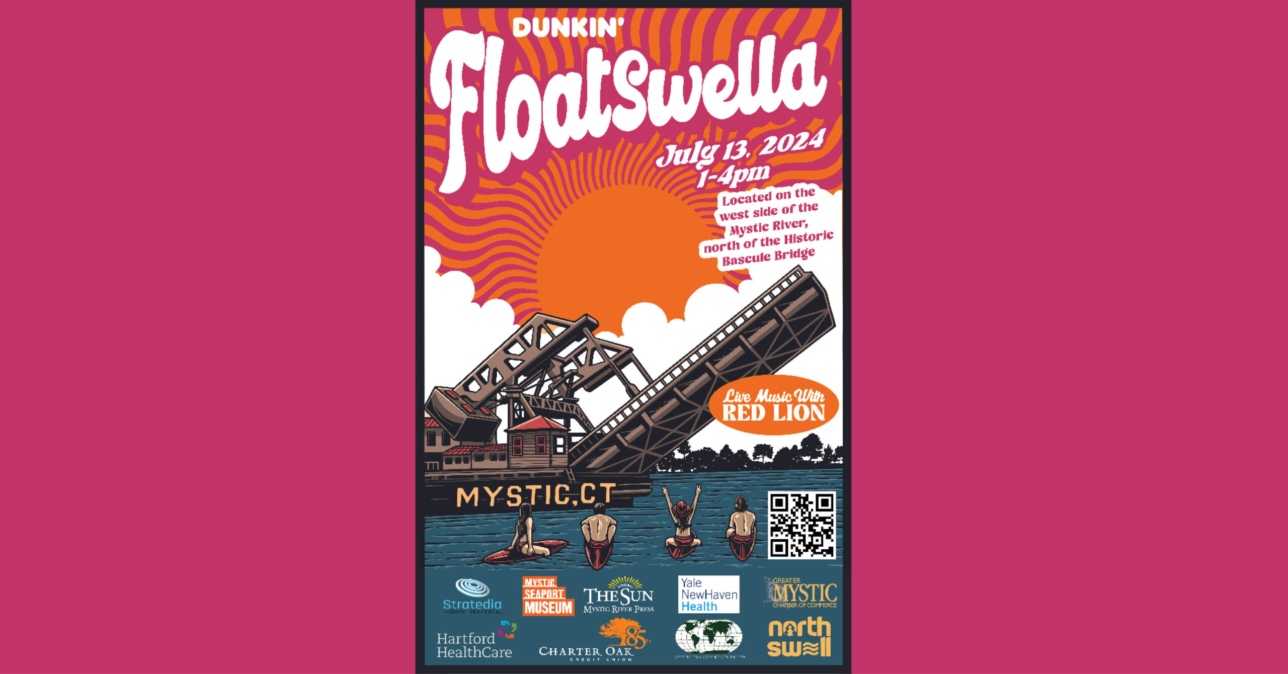 DUNKIN FloatSwella 2024 is July 13 in Mystic | Finding Connecticut
