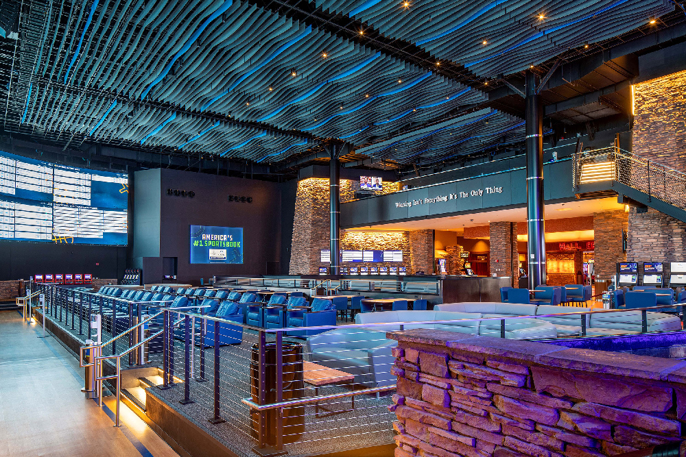 Mohegan Sun FanDuel Sportsbook located in Mohegan Sun, in Uncasville, Connecticut