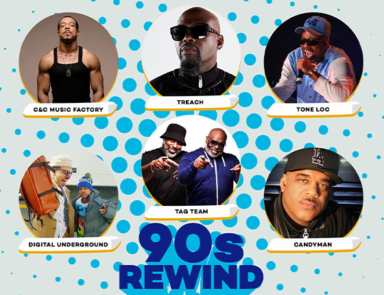 90's rewind tour at foxwoods in connecticut, august 2024