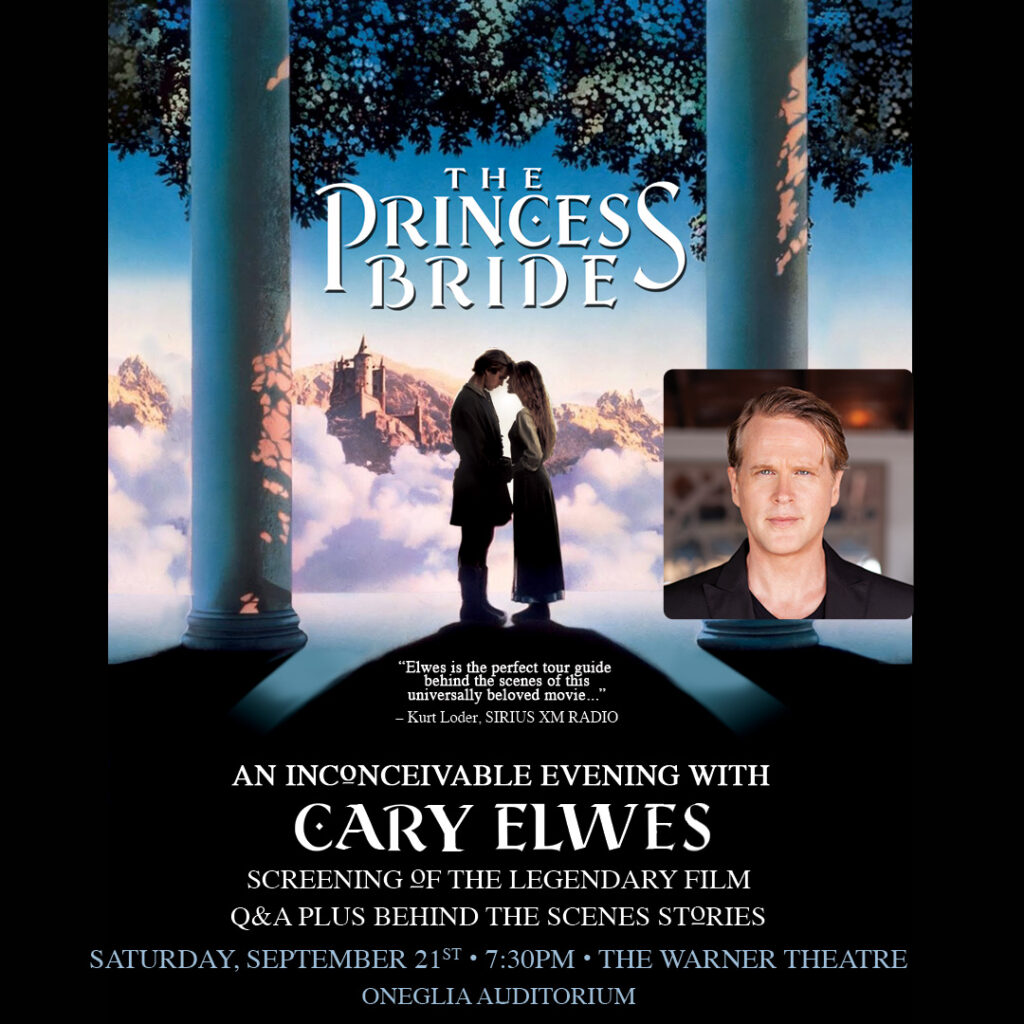 Princess Bride screening with Carey Elwes at the warner Theatre in Torrington, Connecticut in September 2024