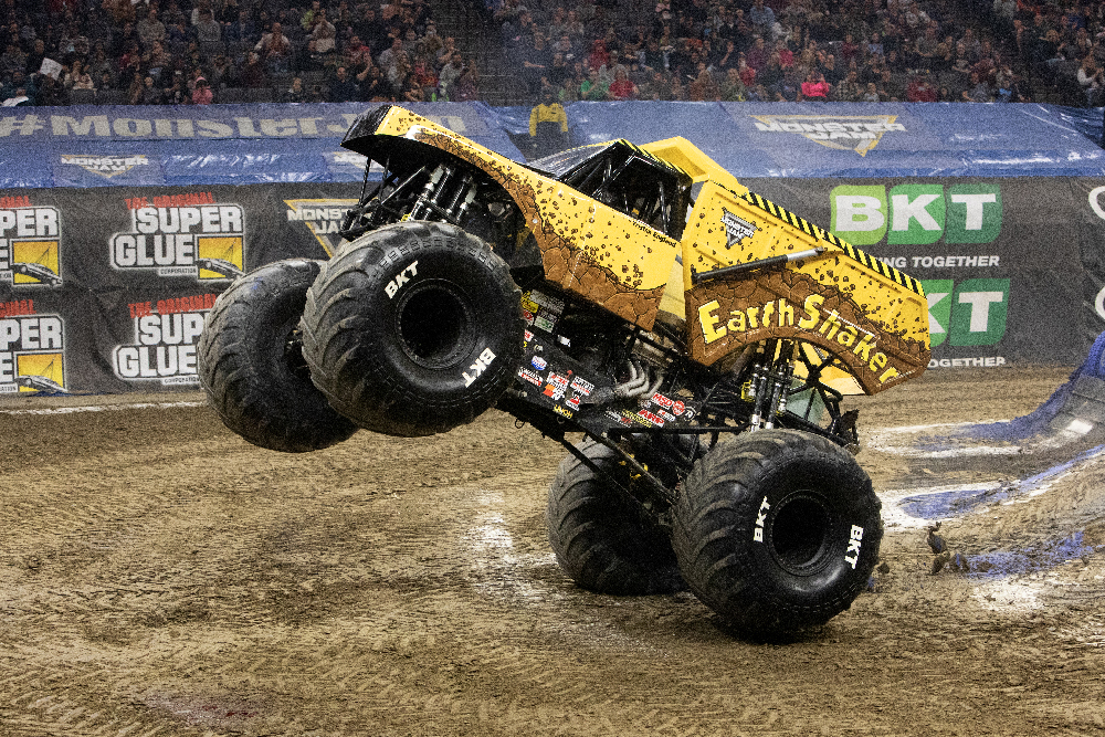 Bridgeport Monster Jam at Total Mortgage Arena in Bridgeport, Connecticut in October 2024