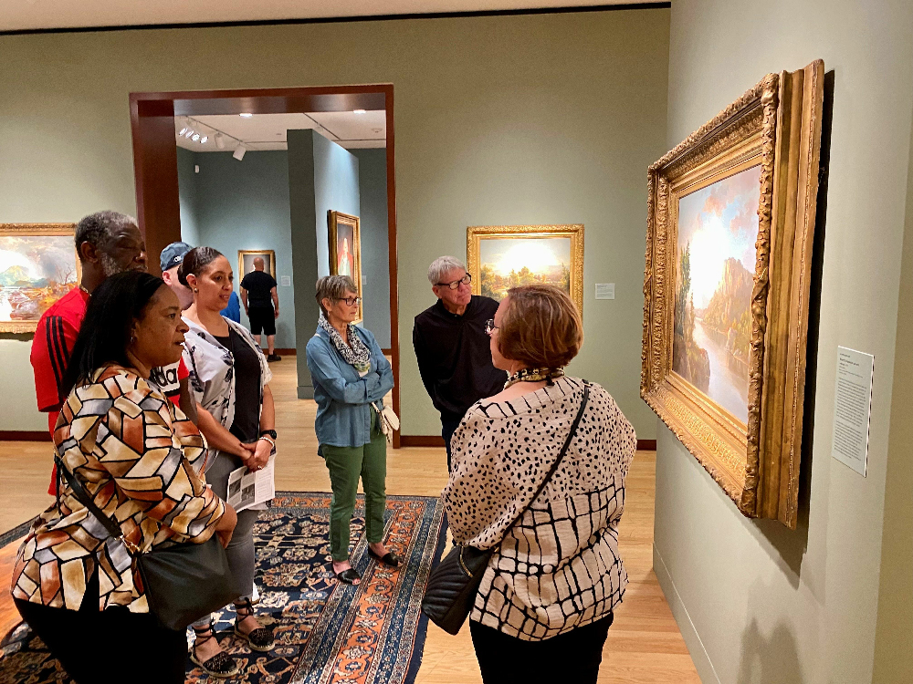 Walk in Tour at  New Britain Museum of American Art in New Britain, Connecticut in September 2024