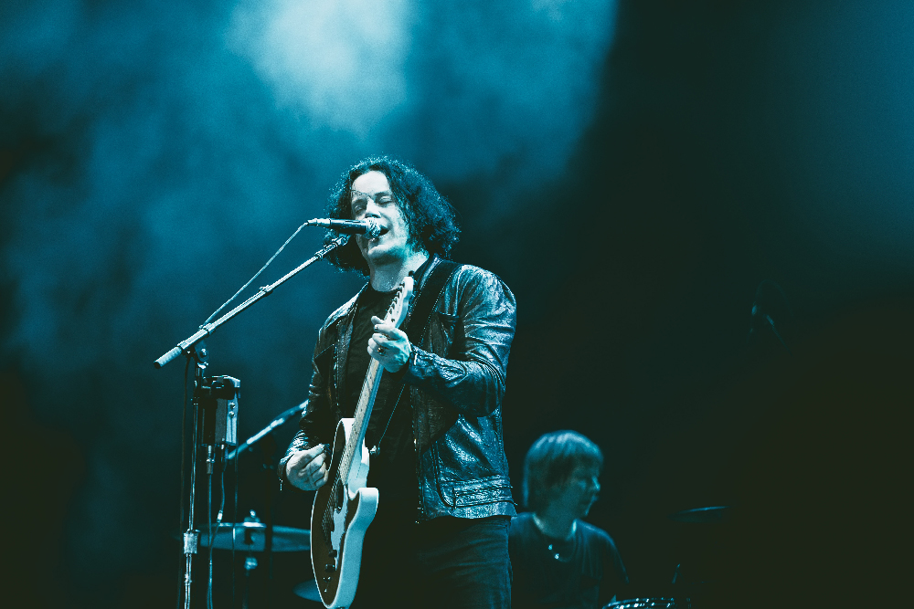 Jack White at Soundside Music Festival in Bridgeport, Connecticut, on September 29, 2024 photo by Jessie Fuentes