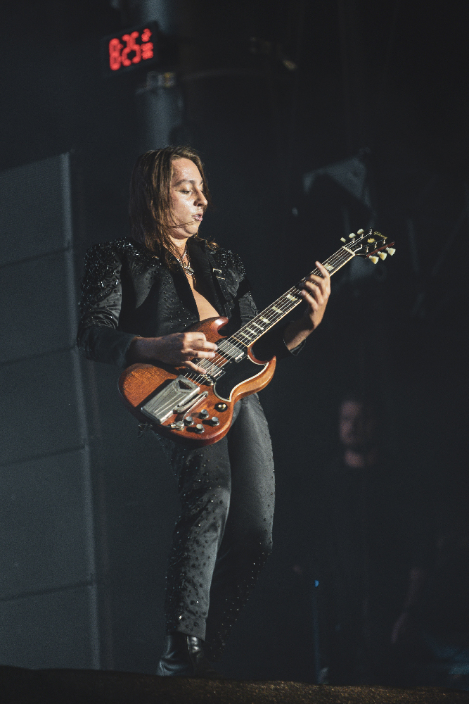 Greta Van Fleet at Soundside Music Festival in Bridgeport, Connecticut, on September 29, 2024 photo by Jessie Fuentes