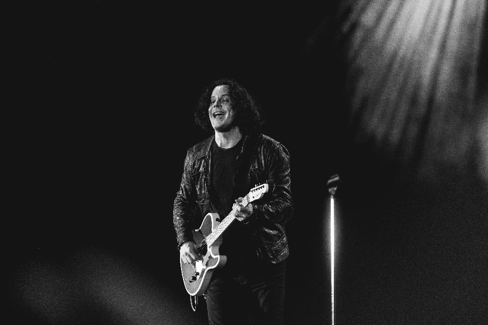 Jack White at Soundside Music Festival in Bridgeport, Connecticut, on September 29, 2024 photo by Jessie Fuentes