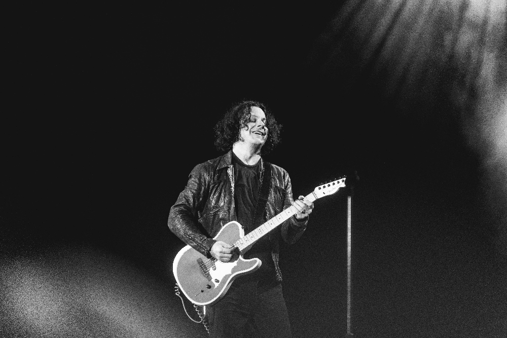 Jack White at Soundside Music Festival in Bridgeport, Connecticut, on September 29, 2024 photo by Jessie Fuentes