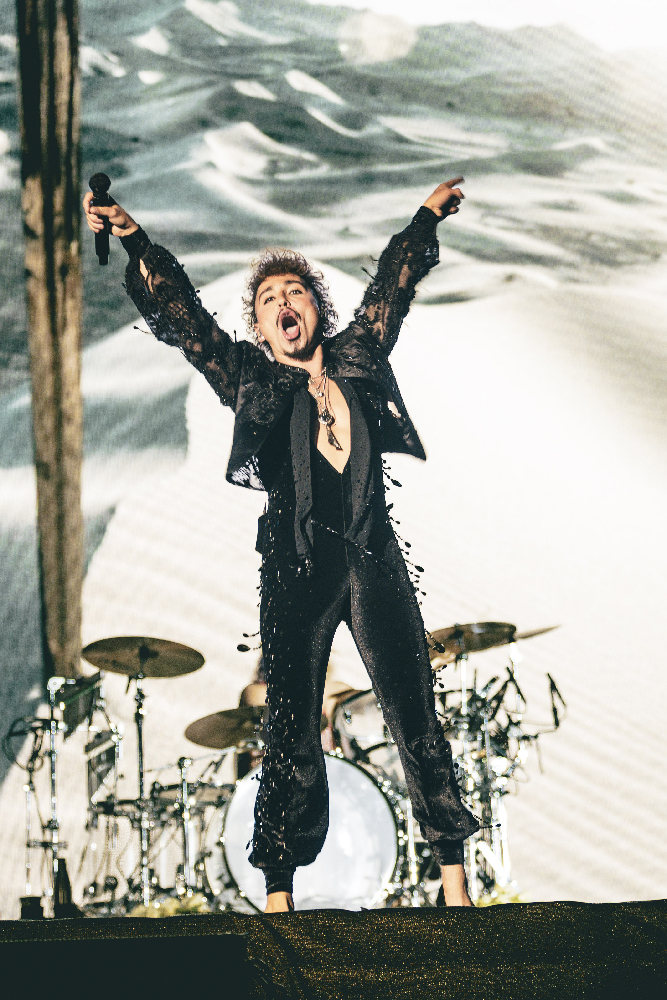 Greta Van Fleet at Soundside Music Festival in Bridgeport, Connecticut, on September 29, 2024 photo by Jessie Fuentes