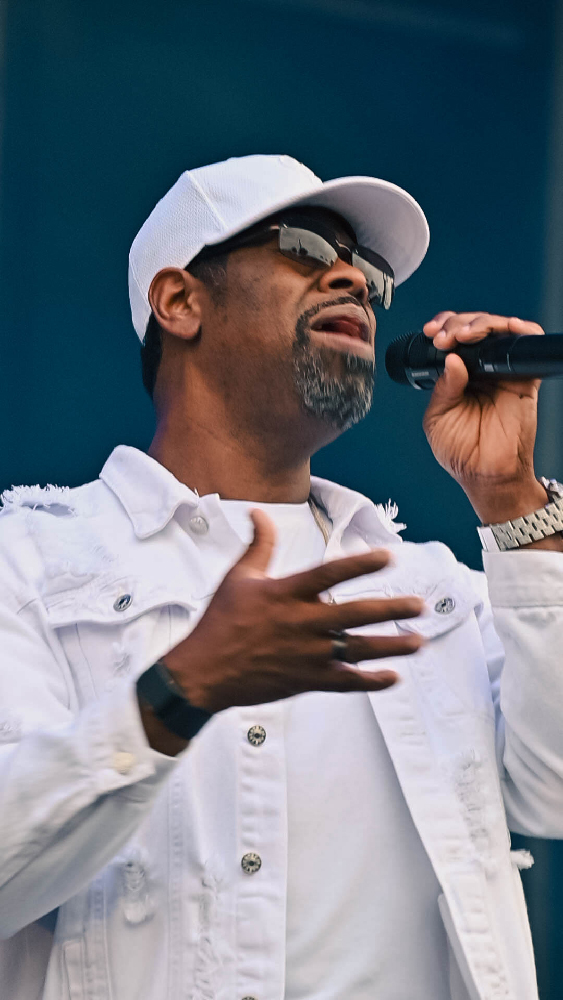 Boyz II Men at Soundside Music Festival in Bridgeport, Connecticut on September 28, 2024 photo by Kris Forland