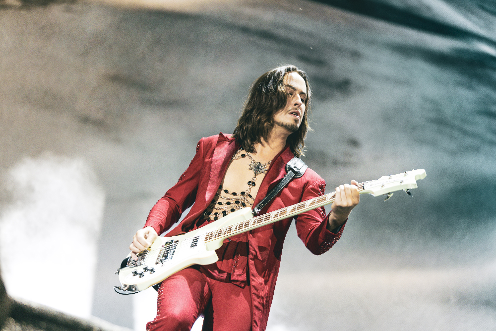 Greta Van Fleet at Soundside Music Festival in Bridgeport, Connecticut, on September 29, 2024 photo by Jessie Fuentes