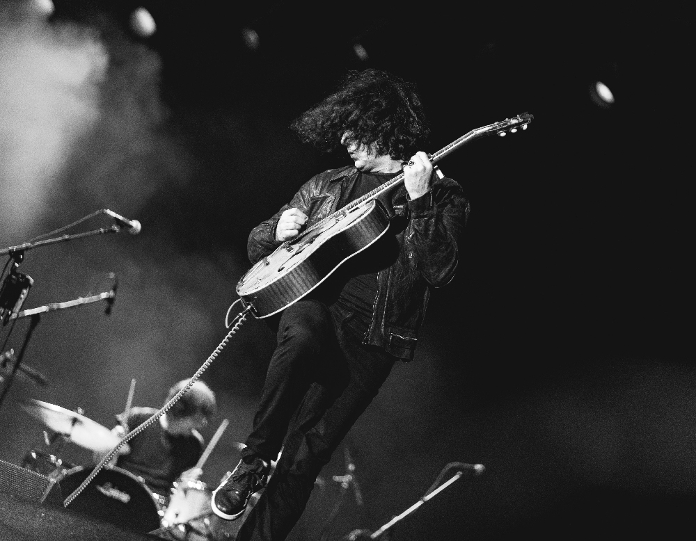 Jack White at Soundside Music Festival in Bridgeport, Connecticut, on September 29, 2024 photo by Jessie Fuentes