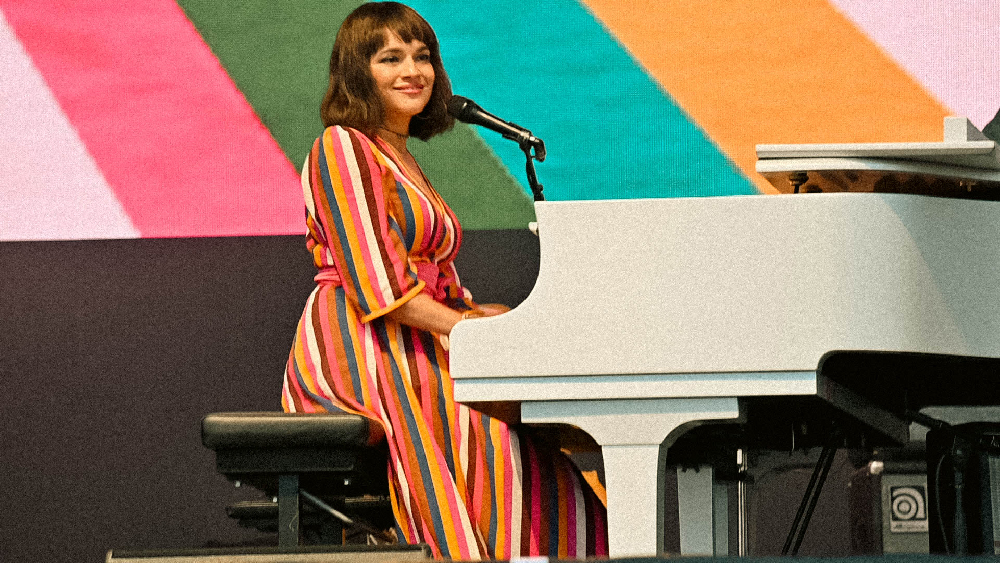 Norah Jones at Soundside Music Festival in Bridgeport, Connecticut, on September 29, 2024 photo by Kris Forland