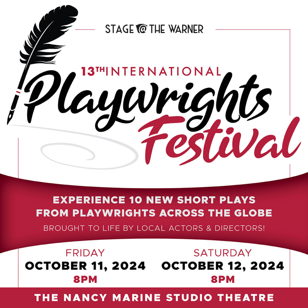 International Playwrights Festival at the warner theatre in torrington, Connecticut in October 2024