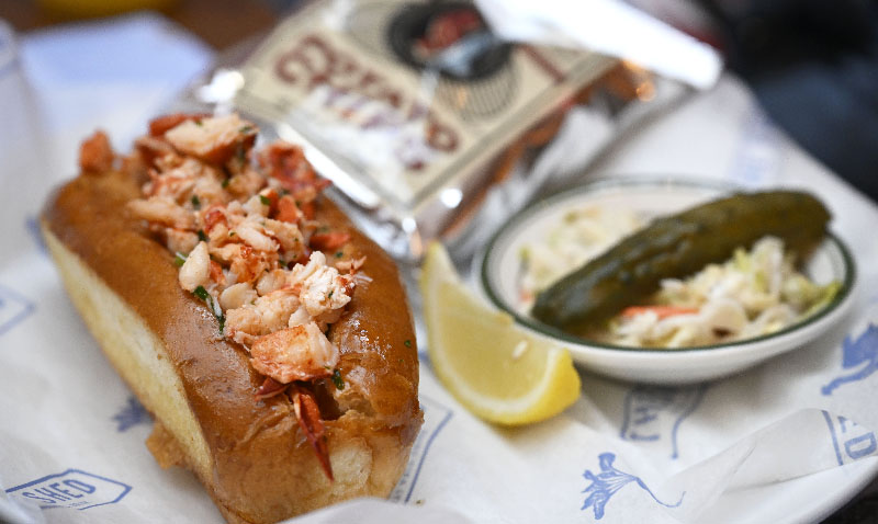 Lobster Roll at the Shed at Mohegan Sun in Uncasville, Connecticut 