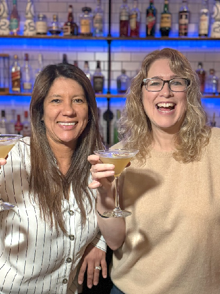 Chef Sonia Salazar (left) and Sarah Cornelius (right)