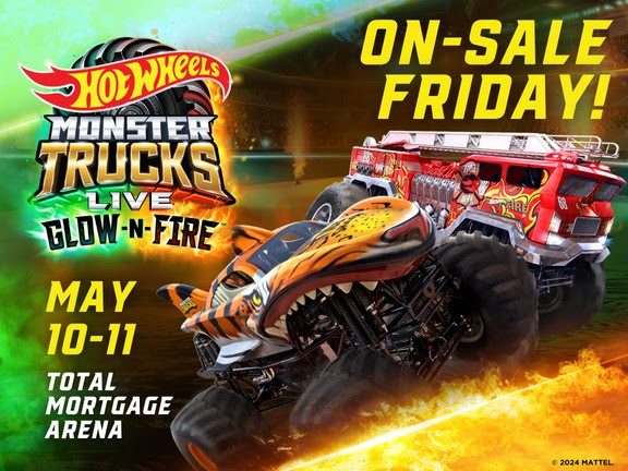 Hot wheels monster trucks are coming to total mortgage arena in bridgeport, connecticut in May 2025