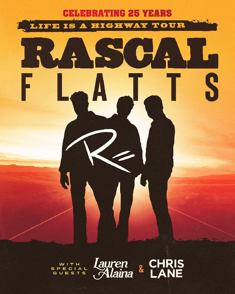 Rascal Flatts to perform at mohegan sun in uncasville, Connecticut in March 2025