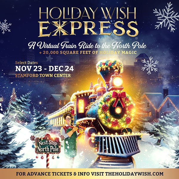 Holiday wish express at the stamford town mall in stamford connecticut in November and December 2024