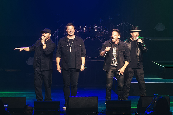 98 Degrees perform at Foxwoods in Mashantucket, Connecticut on November 22, 2024