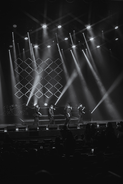 98 Degrees perform at Foxwoods in Mashantucket, Connecticut on November 22, 2024