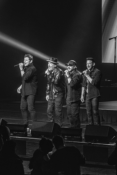 98 Degrees perform at Foxwoods in Mashantucket, Connecticut on November 22, 2024