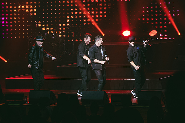 98 Degrees perform at Foxwoods in Mashantucket, Connecticut on November 22, 2024