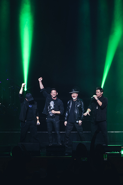 98 Degrees perform at Foxwoods in Mashantucket, Connecticut on November 22, 2024