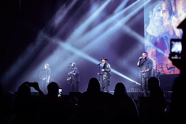 98 Degrees perform at Foxwoods in Mashantucket, Connecticut on November 22, 2024