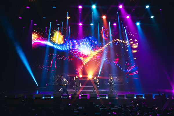 98 Degrees perform at Foxwoods in Mashantucket, Connecticut on November 22, 2024