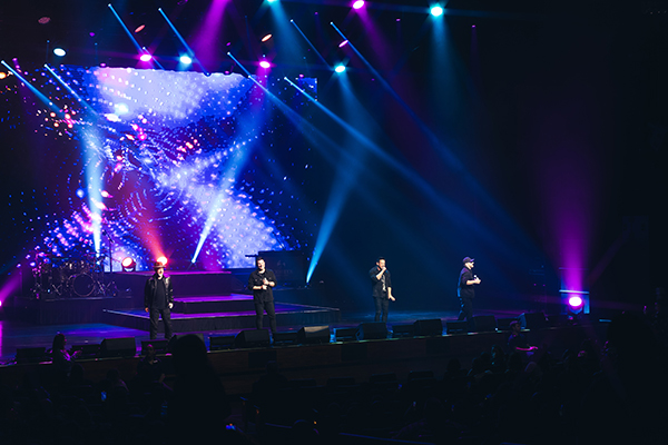 98 Degrees perform at Foxwoods in Mashantucket, Connecticut on November 22, 2024