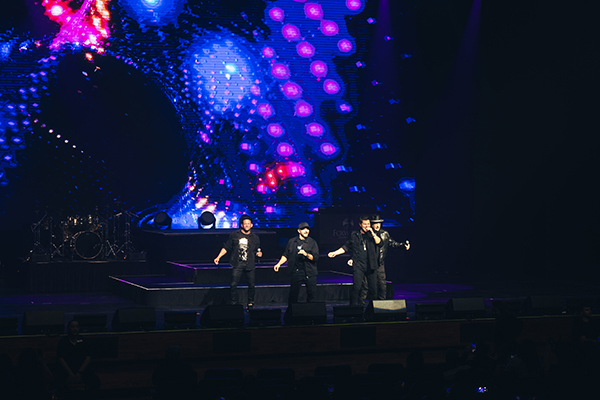 98 Degrees perform at Foxwoods in Mashantucket, Connecticut on November 22, 2024