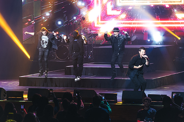 98 Degrees perform at Foxwoods in Mashantucket, Connecticut on November 22, 2024