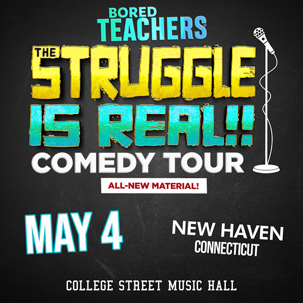 Bored teachers: the struggle is real to perform at College Street music hall in New Haven, connecticut in May 2025