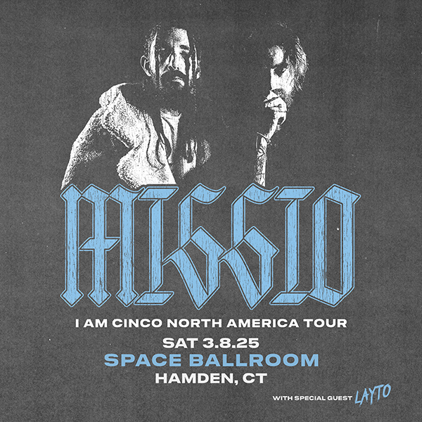 Missio to perform at Space Ballroom in hamden connecticut in March 2025