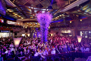 New Years Eve celebration at Mohegan sun in Uncasville, Connecticut in December 2024