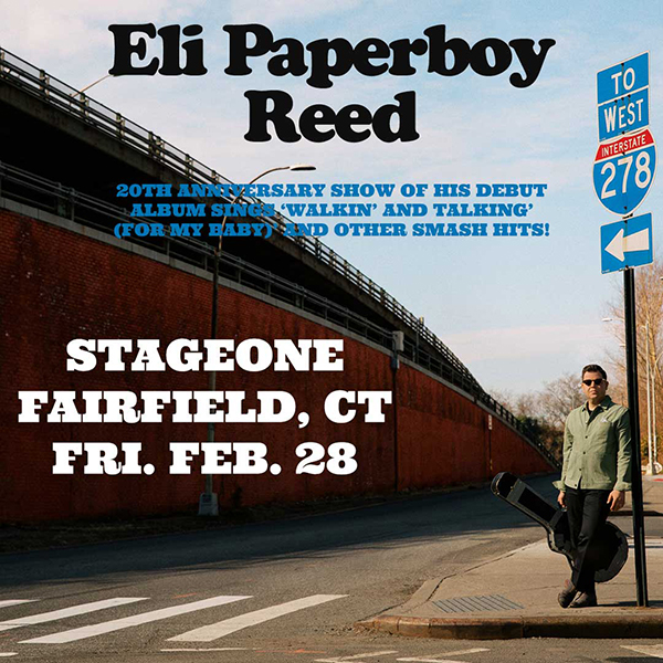 Eli Paperboy Reed to perform at Fairfield Theatre Company in Fairfield Connecticut in February 2025